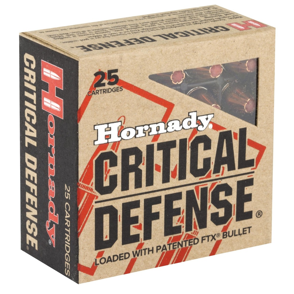 Hornady Critical Defense 9mm Ammunition | 115Gr