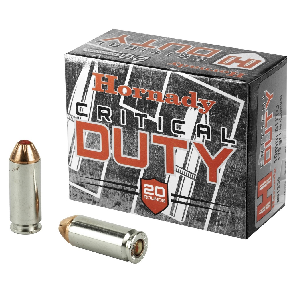 Hornady Critical Duty 10MM Ammunition | 175Gr