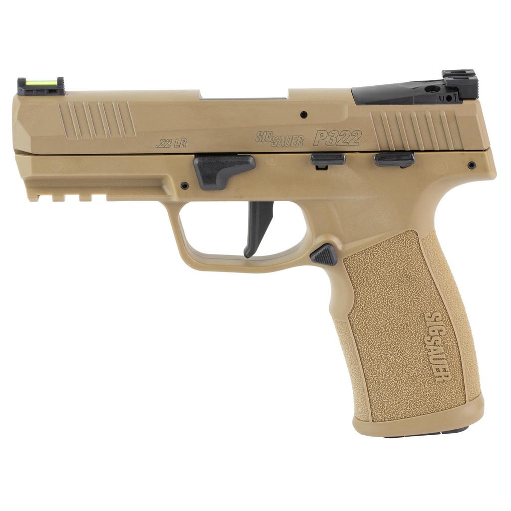 SIG P322 22LR 4" SAO FO 20RD OR COY